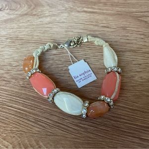 Lia Sophia Apricot Bracelet
